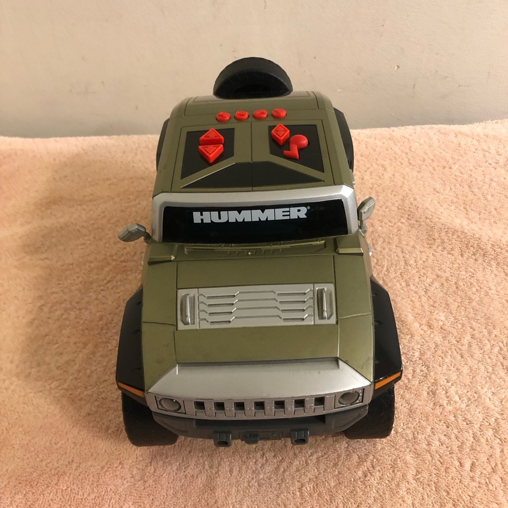 Road Rippers Olive Green Hummer Lights Sounds Movement Plays Free Ride WORKS
